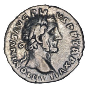 Antoninus Pius AR Denarius - LIBERALITAS VII